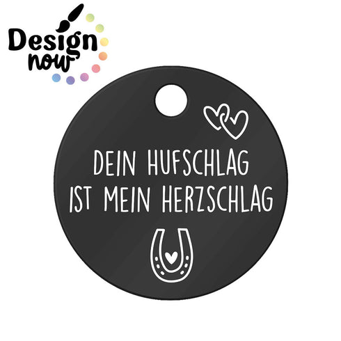 Individuelle runde Marke